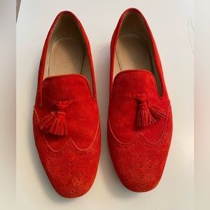 J. Crew Georgie Wingtip Suede Loafers